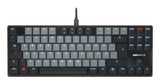 CHERRY KC 500 MX LP TKL tastatur Hjemme/kontor USB QWERTZ Tysk Sort, Grå