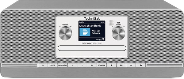 TechniSat DIGITRADIO 372 CD BT Køkken Analog & digital Anthracit, Sølv