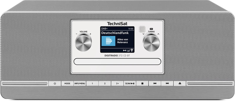 TechniSat DIGITRADIO 372 CD BT Køkken Analog & digital Anthracit, Sølv