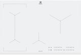 Electrolux EIV83443BW kogeplade Hvid Indbygget Zone induktionskogeplade 4 zone(s)