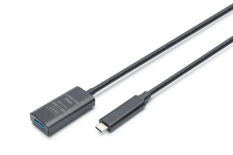 Digitus DA-73113 USB-kabel USB 3.2 Gen 2 (3.1 Gen 2) 5 m USB C USB A 10 Gbit/sek. Sort