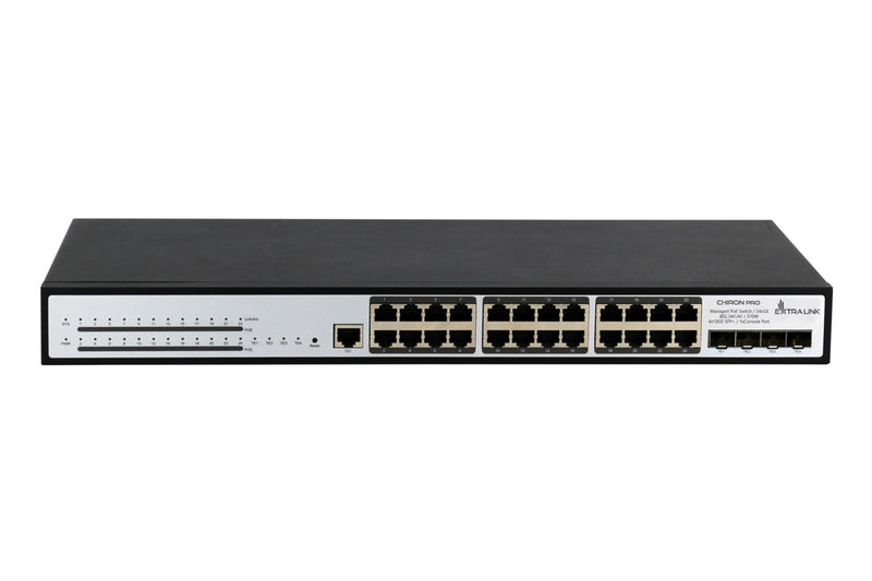 Extralink EX.19737 netværksswitch Administreret L3 Gigabit Ethernet (10/100/1000) Strøm over Ethernet (PoE) 1U Hvid