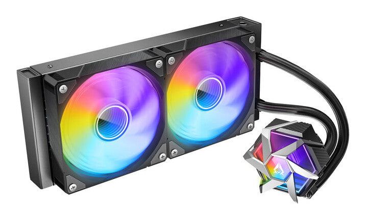 Azza HEX 240 Computerkabinet Alt-i-en væskekøler 12 cm Sort 1 stk