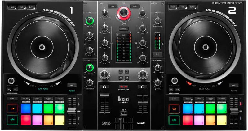 Hercules DJControl Inpulse 500 Sort