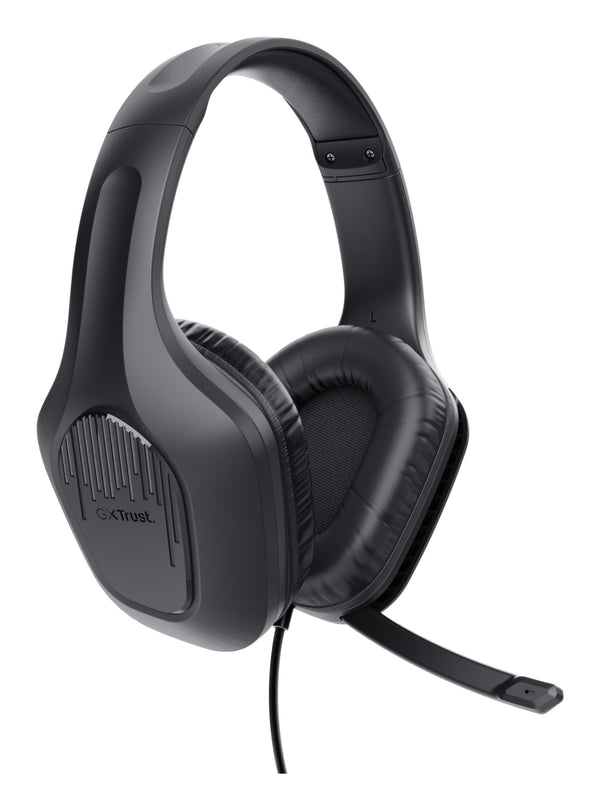 Trust GXT 415 Zirox Headset Ledningsført Spil Sort