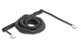 DeLOCK 90227 telefonkabel 10 m Sort