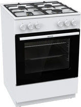 Gorenje G600 GG6A10WFFM komfur og ovn Fritstående komfur Gas Gaskomfur Hvid