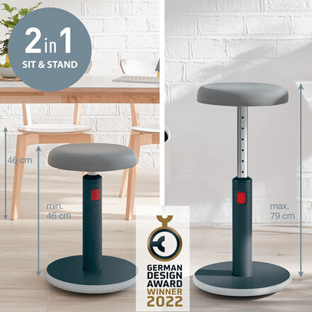Leitz Ergo Cosy Active Sid-stå balancestol 2 i 1