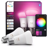 Philips Hue White and Color ambiance A60 - E27 pære - 810 - 2-pak