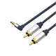 shiverpeaks FL31-36131 lydkabel 0,75 m 3.5mm 2 x RCA Blå