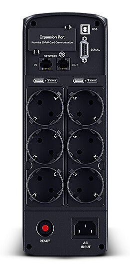 CyberPower CP1350EPFCLCD UPS-enhed Interaktivt indgangsstik 1,35 kVA 810 W 6 AC stikkontakt(er)