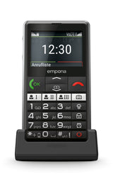 Emporia emporiaPURE-LTE 5,87 cm (2.31") 107 g Sort Senior telefon