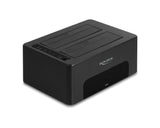 DeLOCK 64187 drevkabinet HDD/SSD kabinet Sort 2.5/3.5"