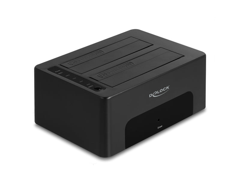 DeLOCK 64187 drevkabinet HDD/SSD kabinet Sort 2.5/3.5"