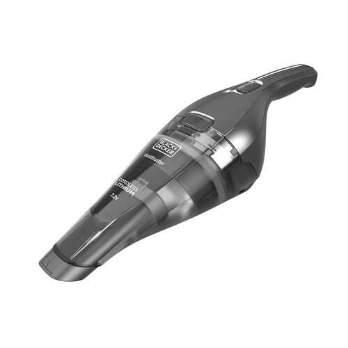 Black & Decker NVC220WC-QW håndholdt støvsuger Krom, Titanium, Transparent Poseløs