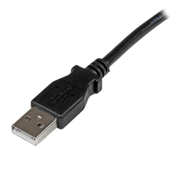 StarTech.com 1m USB 2.0 USB-kabel USB A USB B 0,48 Gbit/sek. Sort