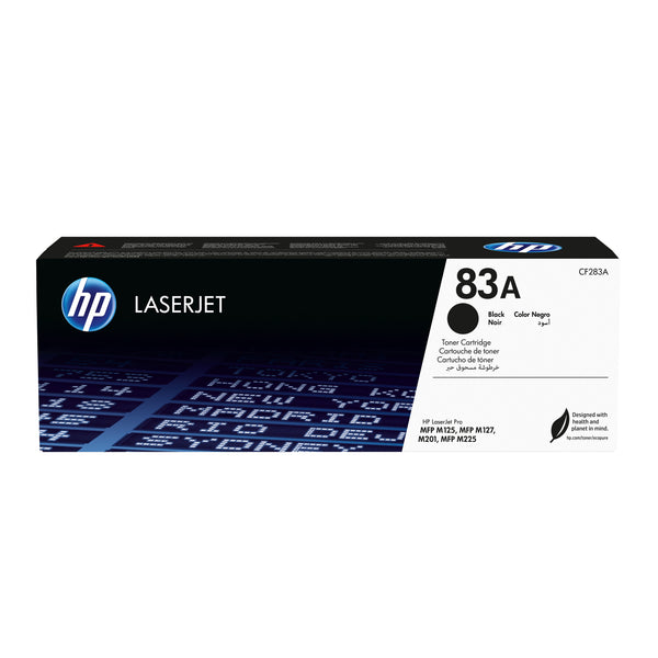 HP Original 83A LaserJet-tonerpatron, sort