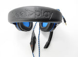 Steelplay HP41 Headset Ledningsført Spil Sort, Blå