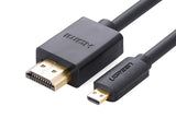 Ugreen 30103 videokabel adapter 2 m Micro-HDMI HDMI