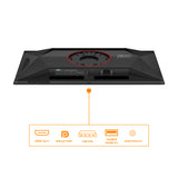 AOC G4 Q27G4ZD computerskærm 67,3 cm (26.5") 2560 x 1440 pixel Quad HD QD-OLED Sort, Rød