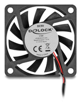 DeLOCK 67288 Computerkølesystem Computerkabinet Ventilator 6 cm Sort 1 stk