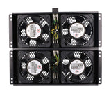 Extralink 4 WAY FAN UNIT WITH 2M EU PLUG Køleventilator