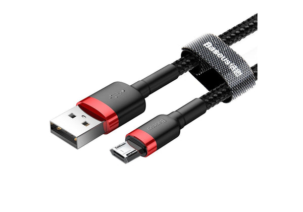 Baseus Cafule USB-kabel 2 m USB A Micro-USB A Sort, Rød