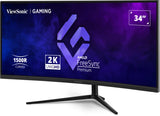 Viewsonic VX3418C-2K computerskærm 86,4 cm (34") 3440 x 1440 pixel UltraWide Quad HD Sort