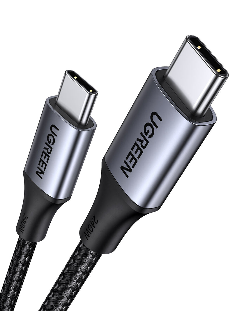 Ugreen 15311 USB-kabel 1 m USB C 4,8 Gbit/sek. 240 W Grå
