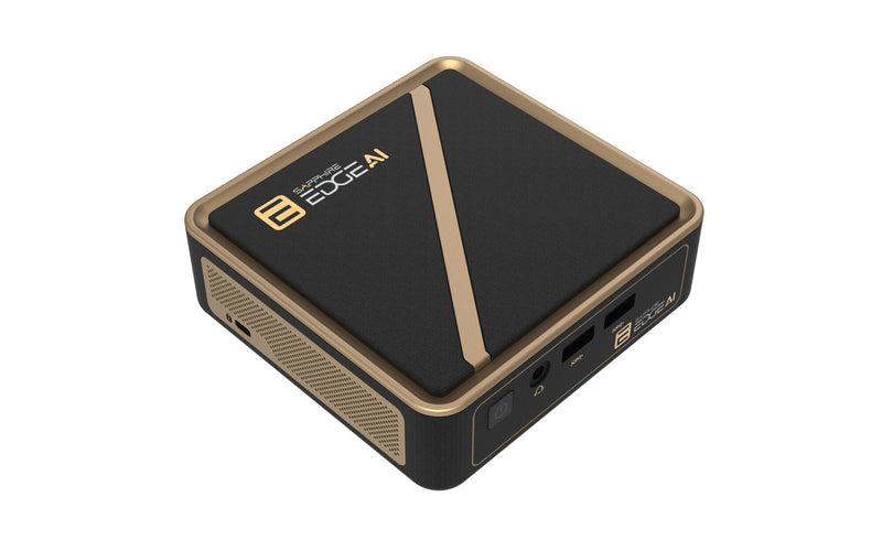 Sapphire EDGE AI 370 SFF Sort, Guld FP8 2 GHz