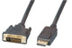 EFB Elektronik K5564SW.5V2 videokabel adapter 5 m DisplayPort DVI Sort