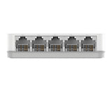 D-Link ES-1005C/E Ikke administreret Fast Ethernet (10/100) Desktop Hvid