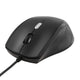 Deltaco Optisk mus, 3 knapper med scroll, justerbar DPI med maks 2400 DPI, USB, sort