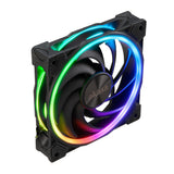 Akasa SOHO AR Computerkabinet Ventilator 12 cm Sort, Transparent 1 stk