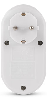 Entac EPAG-1EE-2USB-W strømstik adapter Type F Hvid