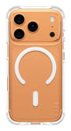 PanzerGlass CARE™ by ® Samba Case Transparent m. Hvid MagSafe iPhone 17 Pro