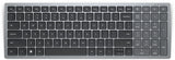 DELL KB740 tastatur Kontor RF trådløs + Bluetooth QWERTY US International Grå, Sort