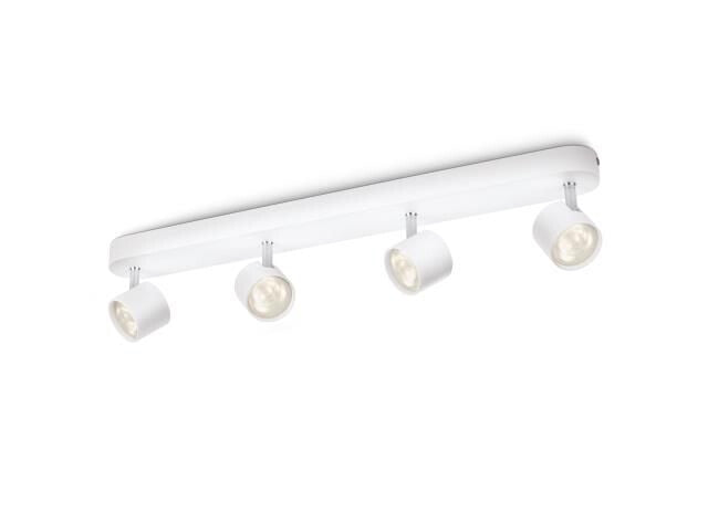 Philips Dæmpbar LED Star lofts-/vægspot, 4x