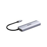UNITEK uHUB Q4 USB 3.2 Gen 1 (3.1 Gen 1) Type-C 10000 Mbit/s Grå