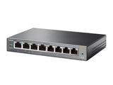 TP-Link TL-SG108PE Administreret L2 Gigabit Ethernet (10/100/1000) Strøm over Ethernet (PoE) Sort