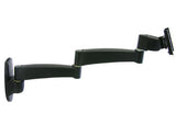 Ergotron 200 Series Wall Mount Arm, 2 Extensions 61 cm (24") Væg Sort