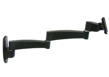 Ergotron 200 Series Wall Mount Arm, 2 Extensions 61 cm (24") Væg Sort