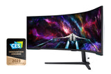 Samsung G95NC computerskærm 144,8 cm (57") 7680 x 2160 pixel Dual UHD QLED Hvid