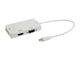 Prokord MDP12-DHV-W videokabel adapter Mini DisplayPort VGA + HDMI + DVI Hvid