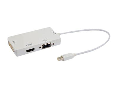 Prokord MDP12-DHV-W videokabel adapter Mini DisplayPort VGA + HDMI + DVI Hvid