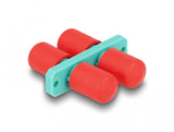 DeLOCK 87936 fiber adapter ST/ST 1 stk Turkisfarve