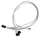Microchip Technology 2279800-R Serial Attached SCSI (SAS)-kabel 0,8 m 6 Gbit/sek. Hvid