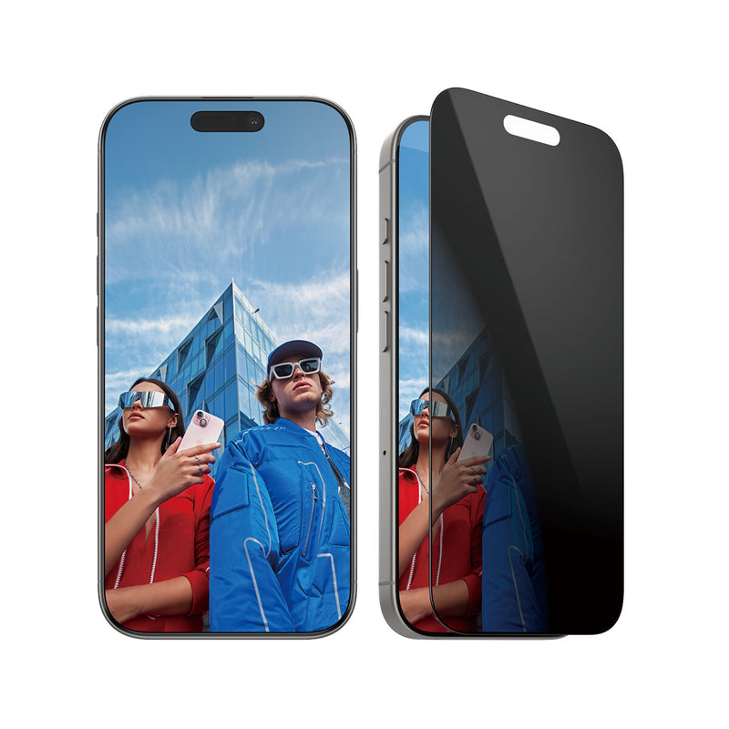 PanzerGlass ® 2-Way Privacy Skærmbeskyttelse iPhone 16 Pro | Ultra-Wide Fit m. EasyAligner