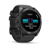 Garmin Fenix 8 3,56 cm (1.4") AMOLED 51 mm Digital 454 x 454 pixel Berøringsskærm Grå Wi-Fi GPS (satellit)