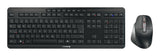 CHERRY Stream desktop ultimate tastatur Mus inkluderet Hjemme/kontor USB + RF Wireless + Bluetooth QWERTZ Tysk Sort